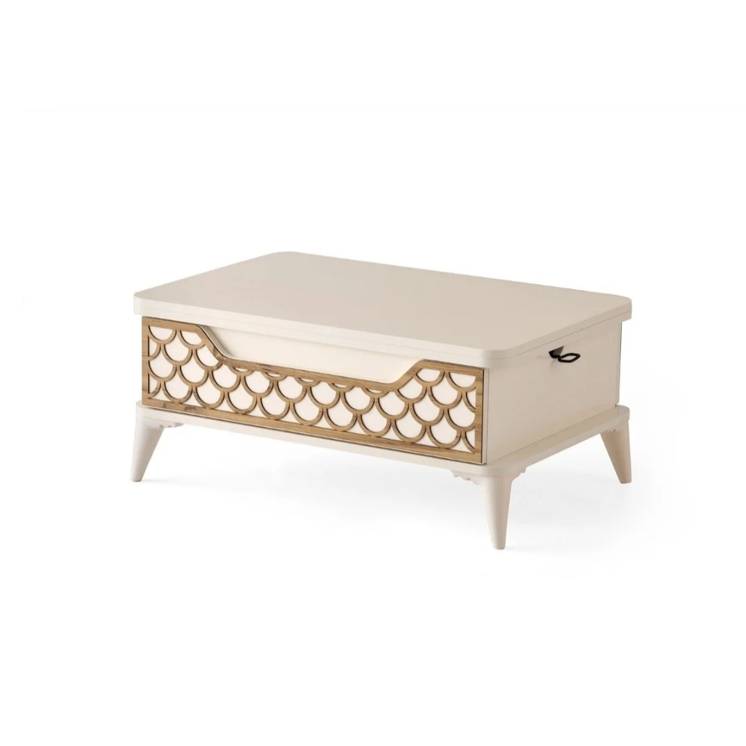 Çift çekmeceli sihirli sehpa