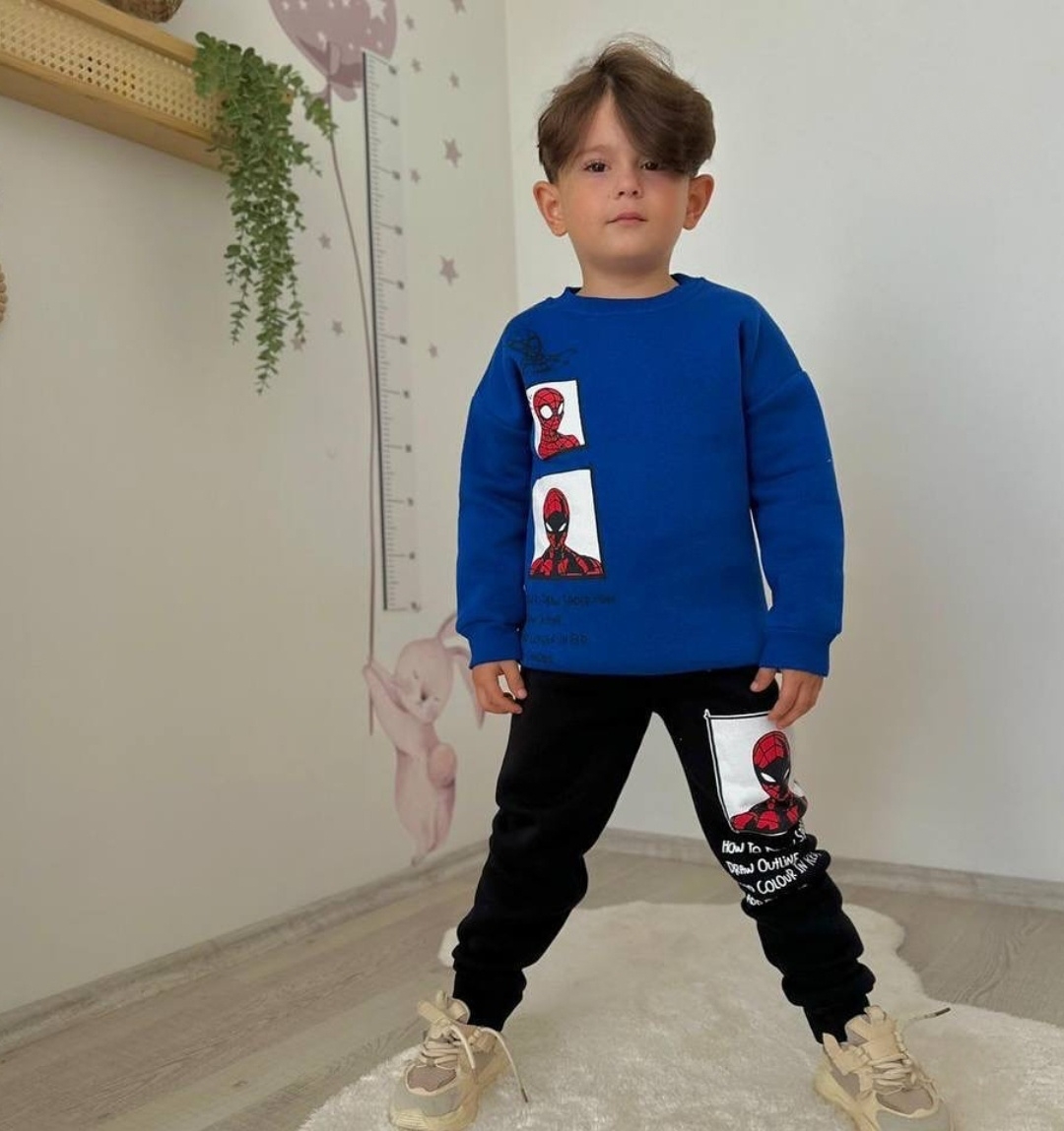 Erkek Çocuk Esofman Takımı 3 İp Şardonlu