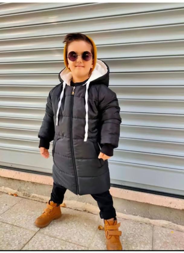 Şu Geçirmez ,Elyaf Dolgulu ,Unisex Mont