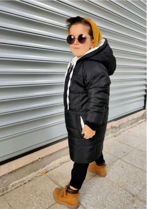 Şu Geçirmez ,Elyaf Dolgulu ,Unisex Mont