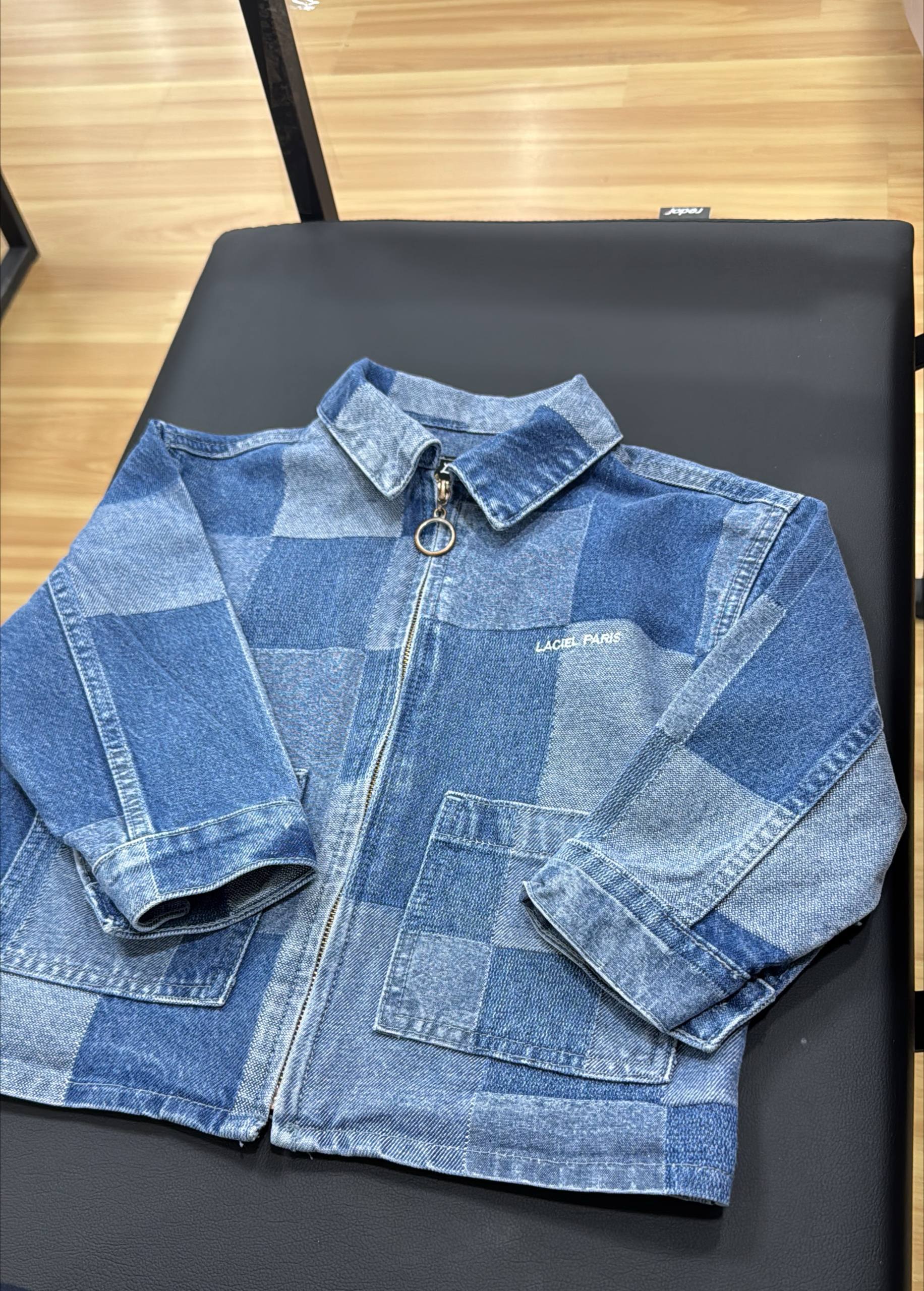 La’ciel Paris Parçalı Kot Ceket