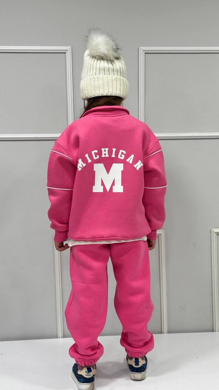 5–14 Yaş Çocuk 3 İplik Yoğun Şardonlu Eşofman Takımı