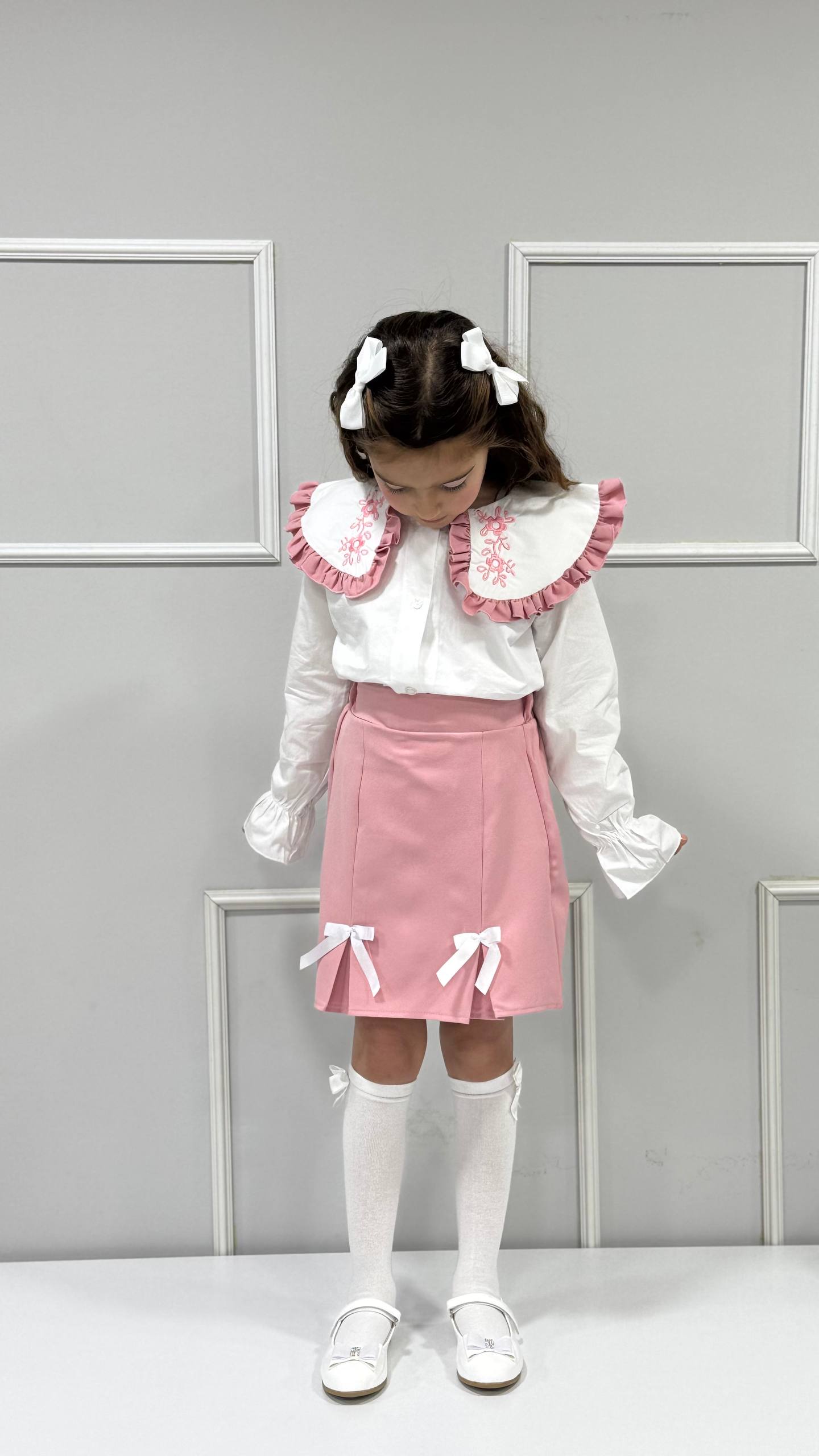 Kız Çocuk Etekli Takım