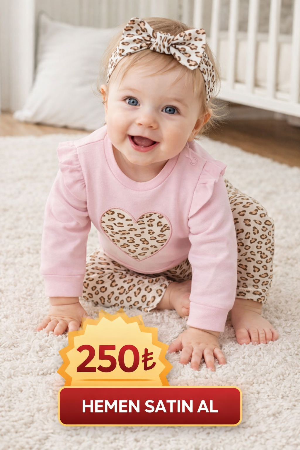 ASKI KALP LEOPARLI TAKIM 9 Ay,12 Ay,18 Ay Kız