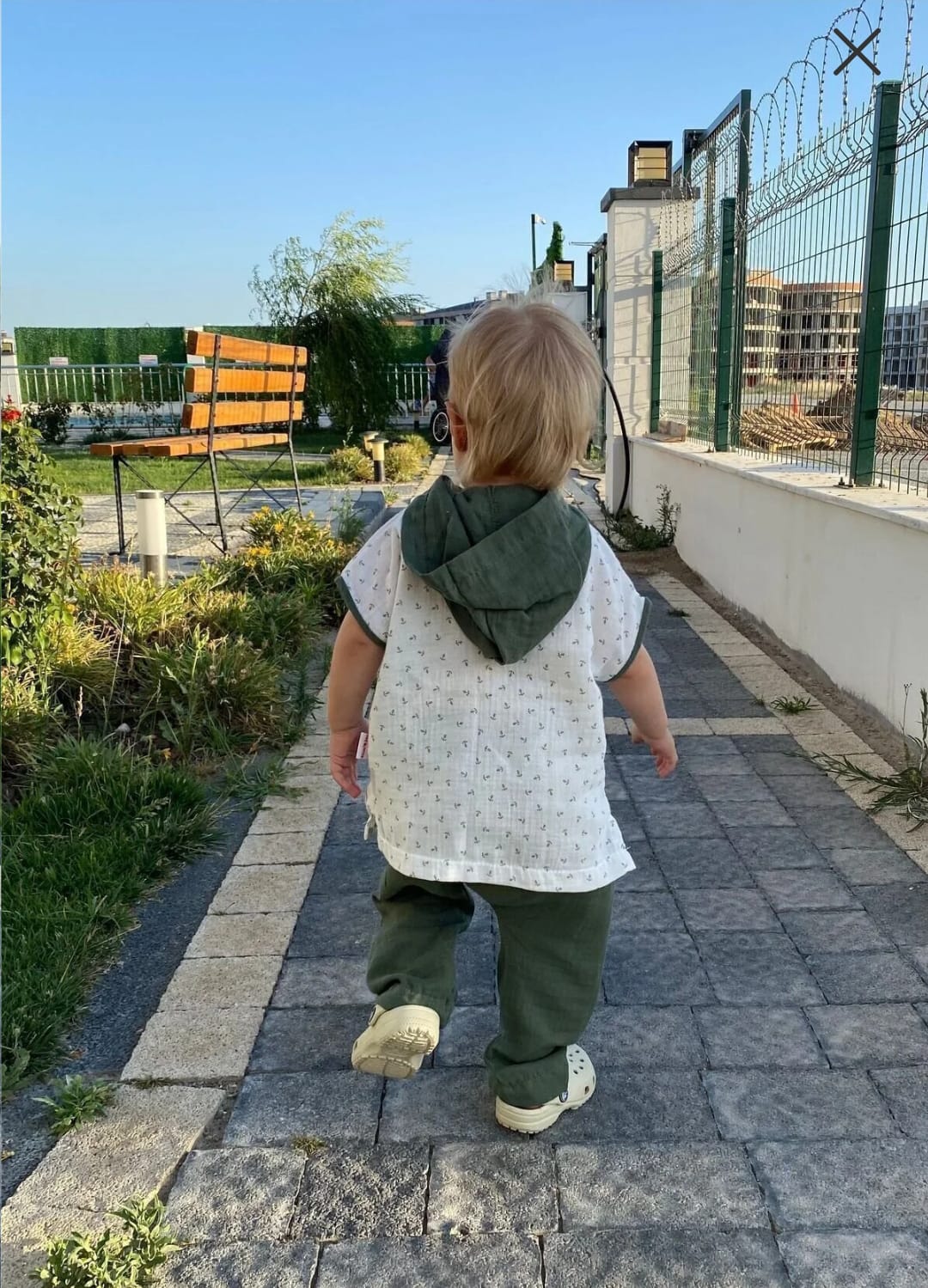 Erkek Bebek Müslin Takım