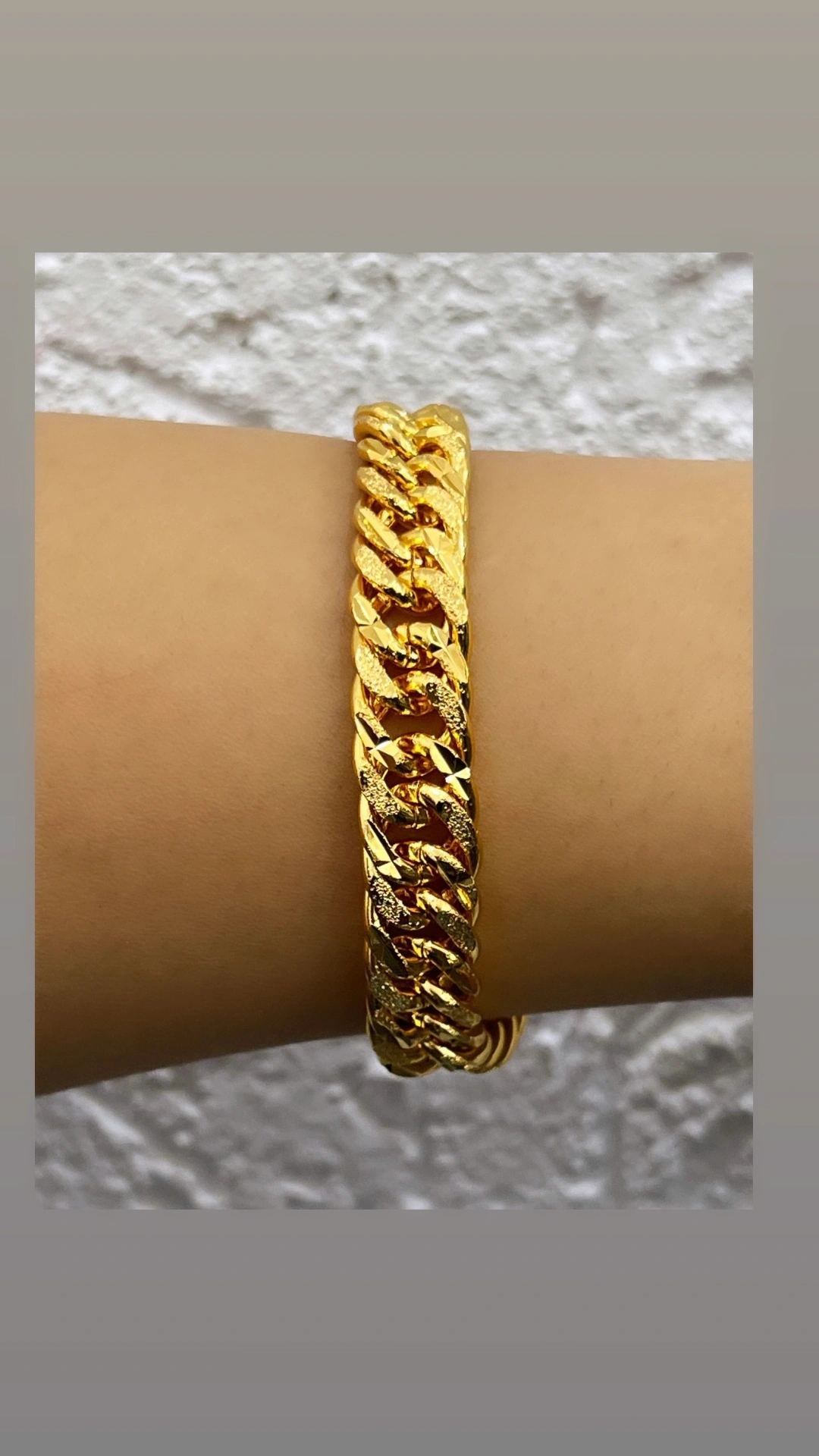 Vip kuyumcu model kalın zincir bileklik