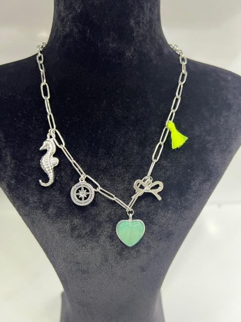 Çharmlı Çelik kolye