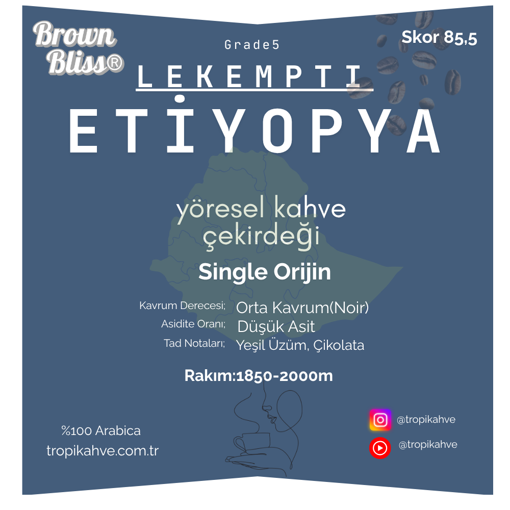 BrownBliss Etiyopya Lekempti 250gr