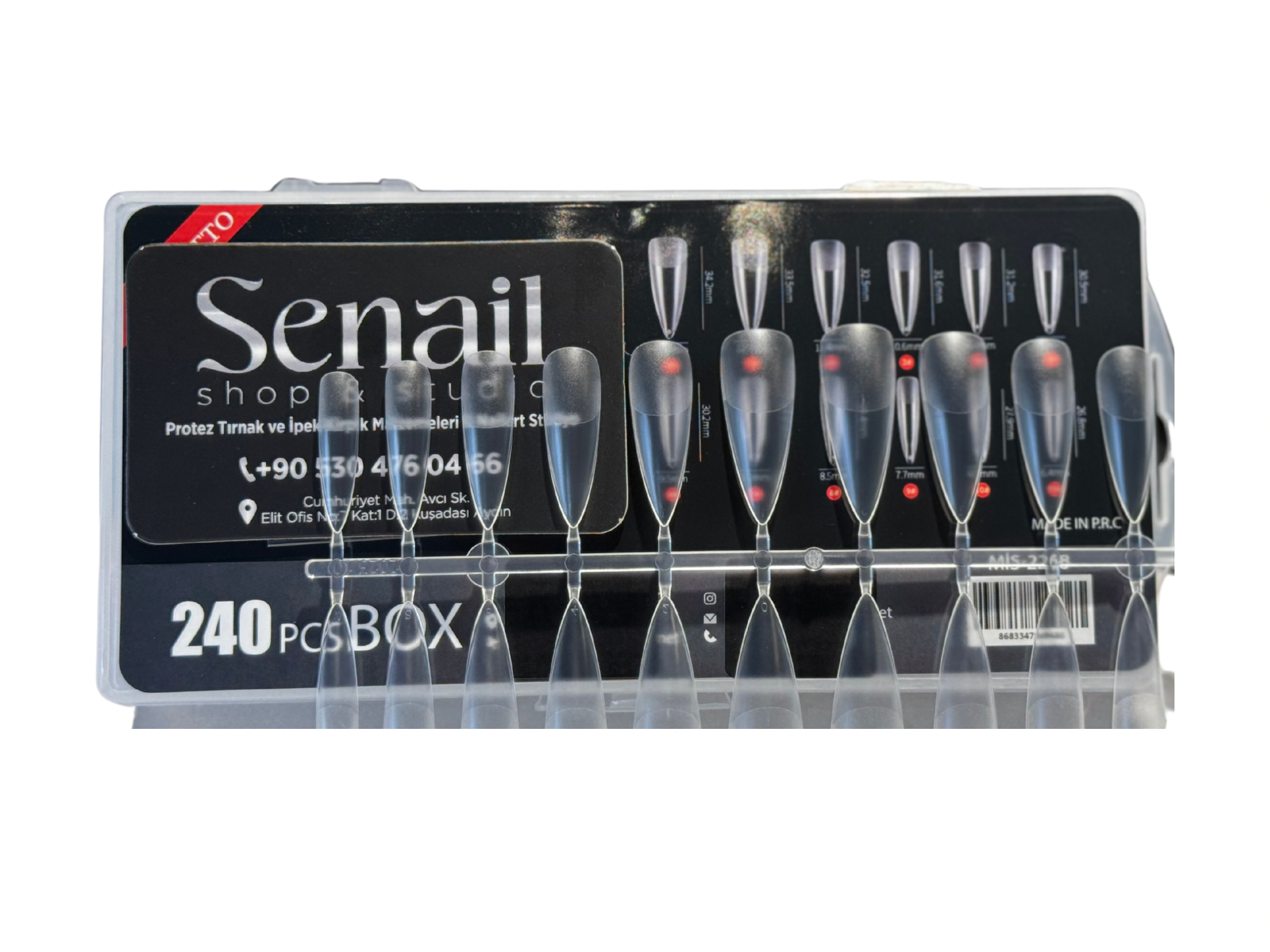 240’lı Jel Tips Stiletto