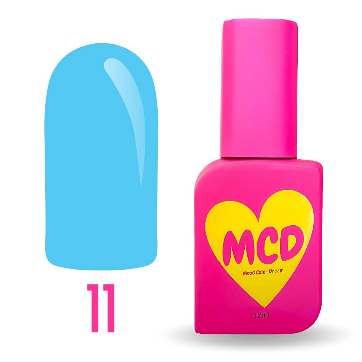MCD Kalıcı Oje No: 011 Hema-Free Yüksek Pigmentli Alerji Karşıtı Profesyonel Seri 12 ml