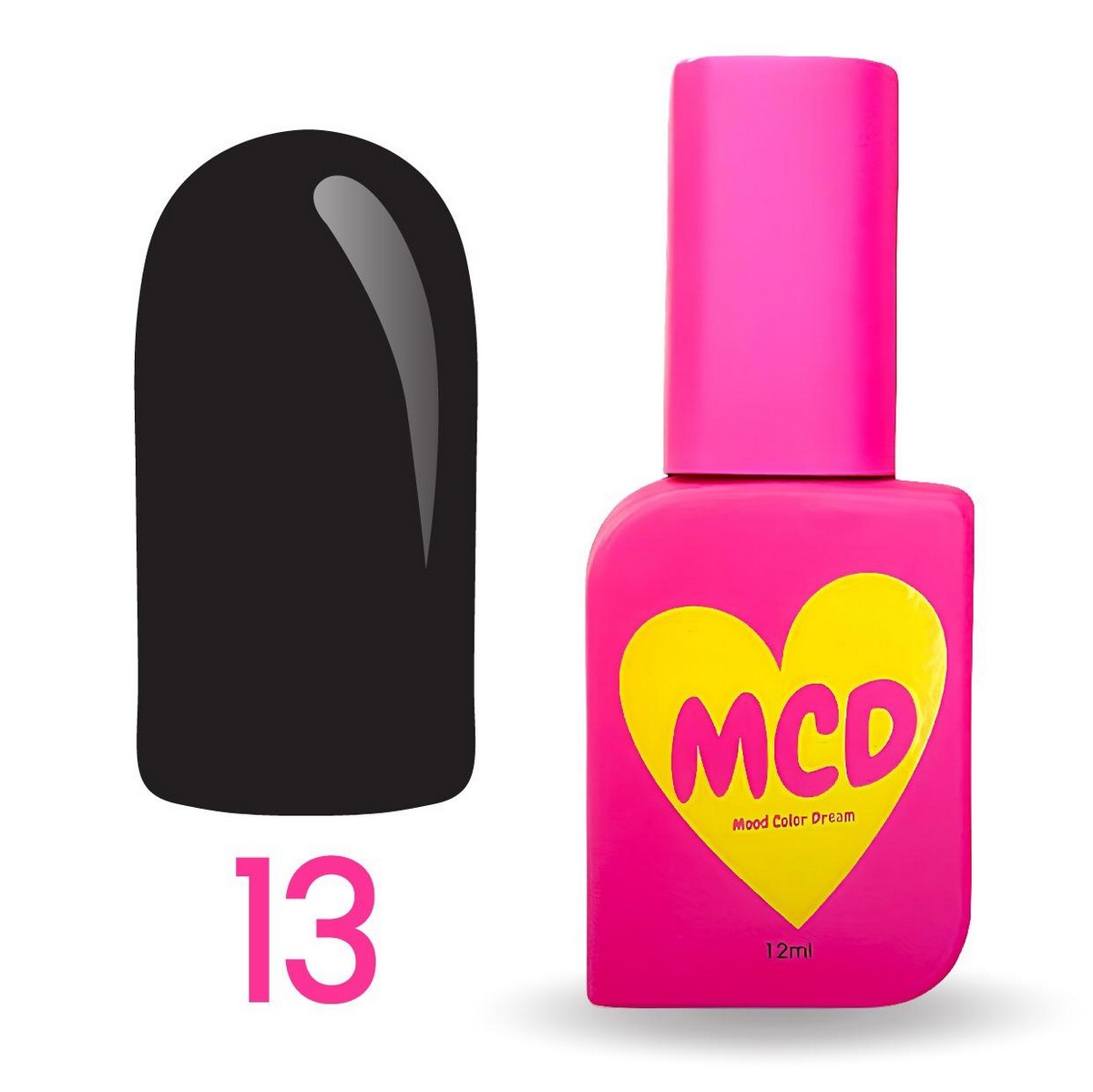 MCD Kalıcı Oje No: 013 Hema-Free Yüksek Pigmentli Alerji Karşıtı Profesyonel Seri 12 ml