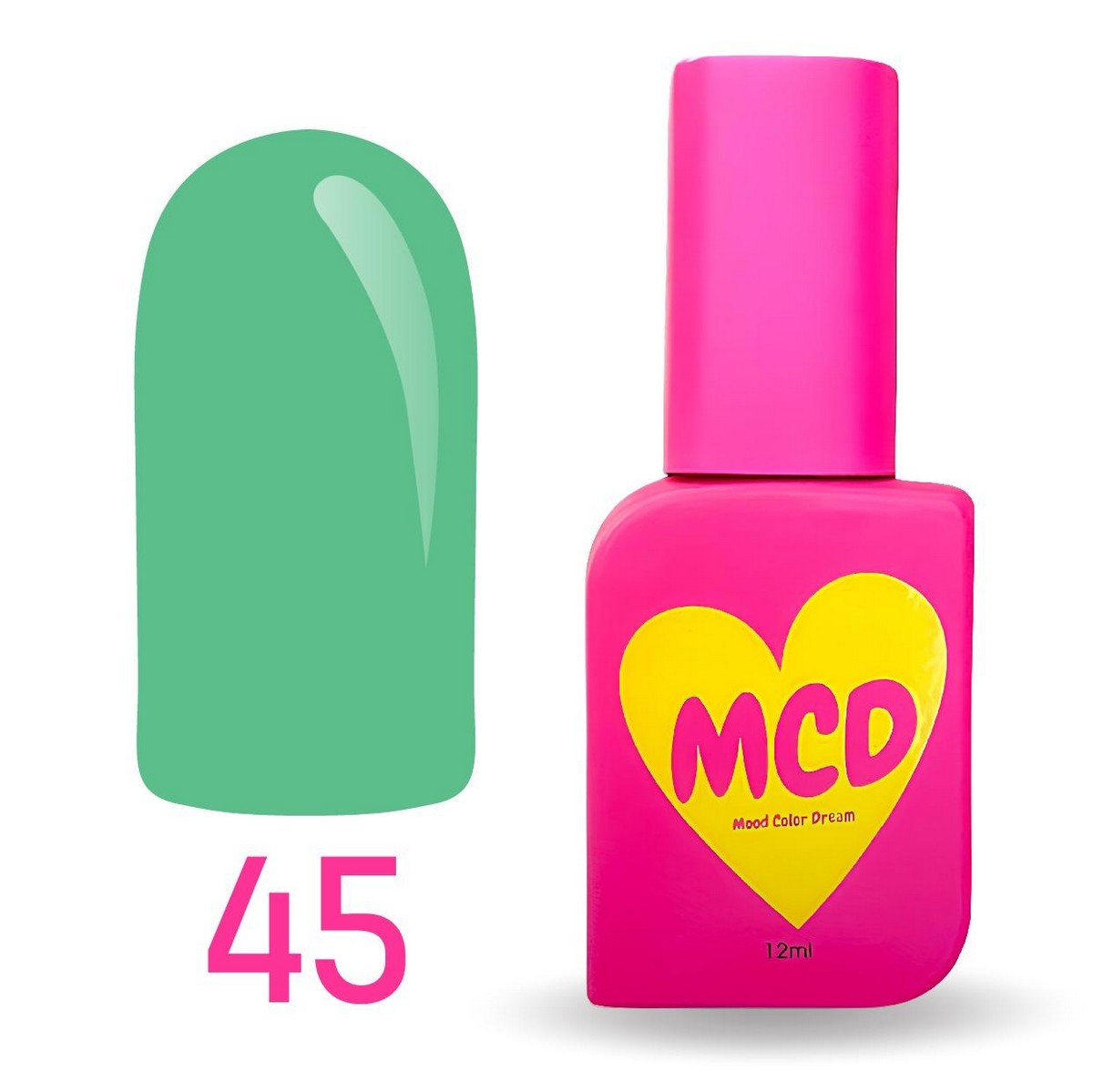 MCD Kalıcı Oje No: 045 Hema-Free Yüksek Pigmentli Alerji Karşıtı Profesyonel Seri 12 ml