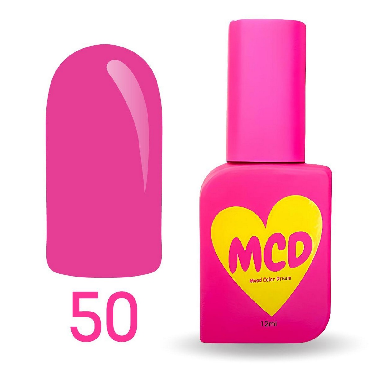 MCD Kalıcı Oje No: 050 Hema-Free Yüksek Pigmentli Alerji Karşıtı Profesyonel Seri 12 ml
