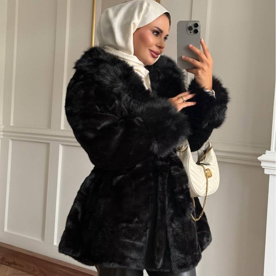 ORJİNAL ALPAKA KÜRK PEMBE