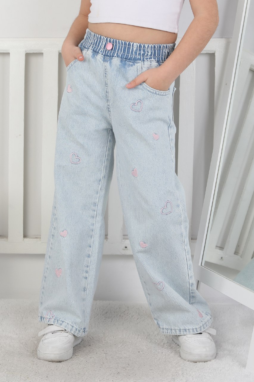 YSM KİDS %100 PAMUK KOT PANTOLON