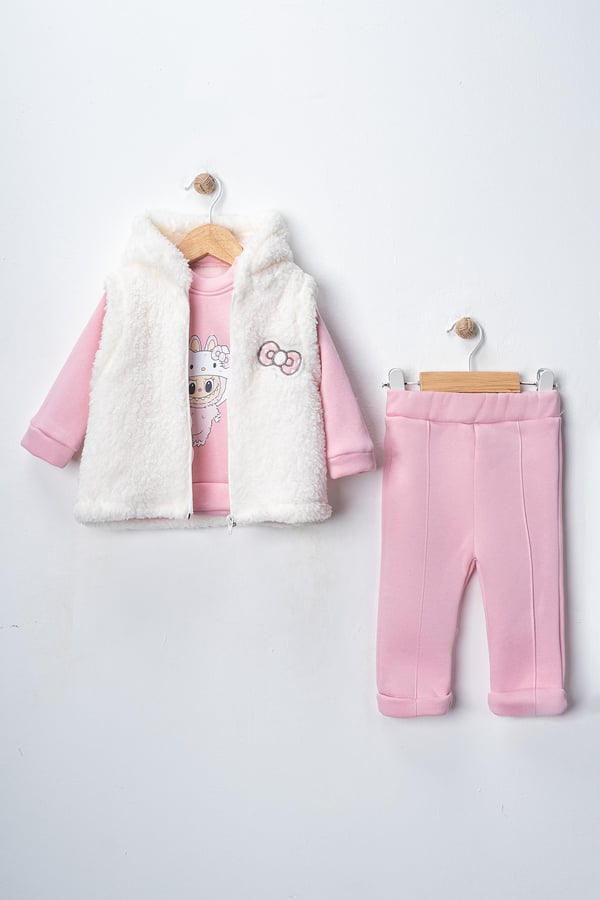 LABUBU WELSOFT 3 İP KIZ BEBEK 3 LÜ TAKIM