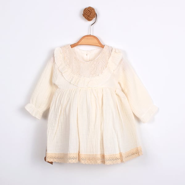 KARDELYA BEBE KIZ BEBEK ROBALI ELBİSE