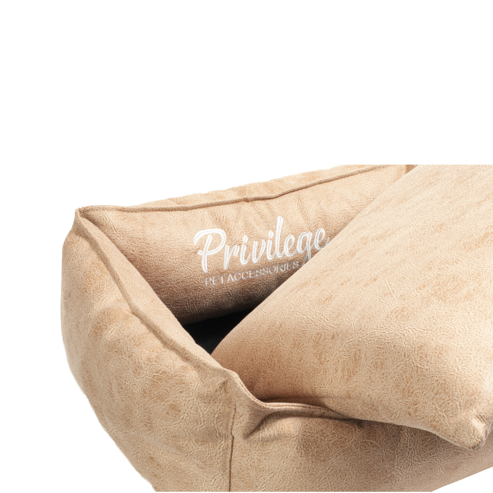 Premium Visco Kedi Yatağı Camel Medium