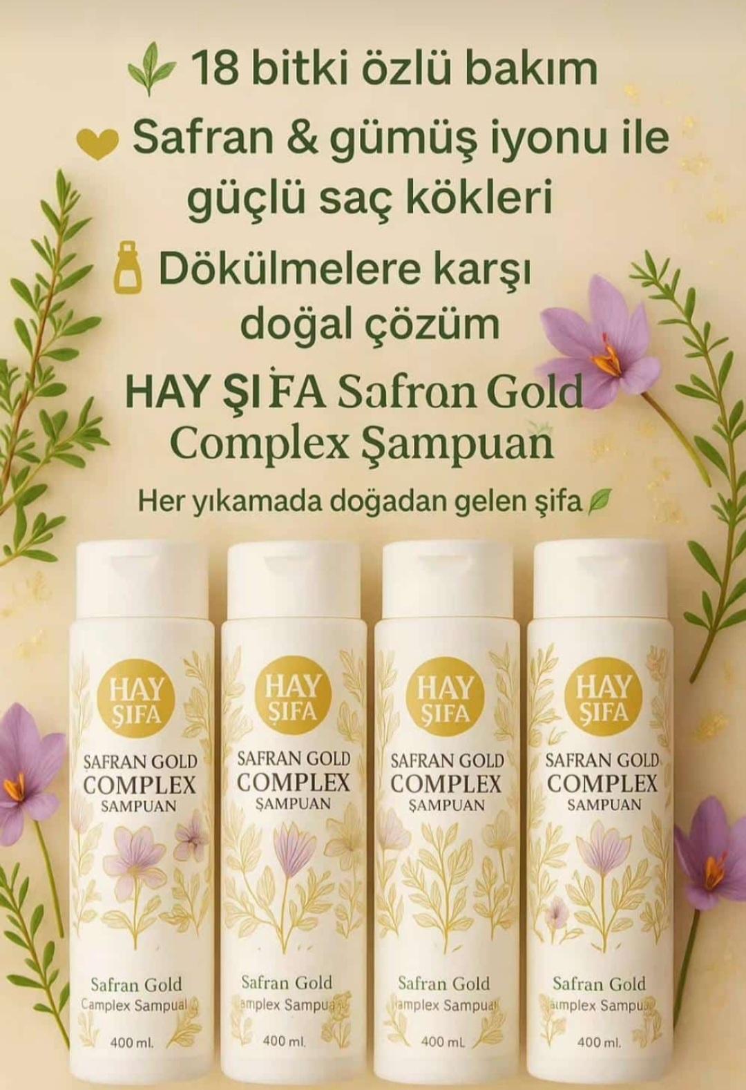SAFRANLI Gold Comple ŞAMPUAN (400ml)