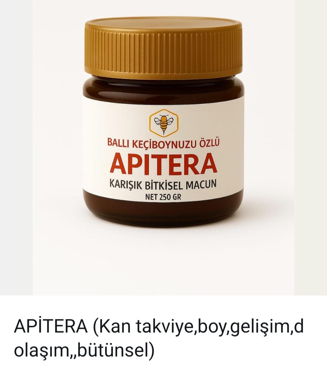 APİTERA, 250ML (KAN TAKVIYE ,BOY ,GELİŞİM DOLASIM BÜTÜNSEL)