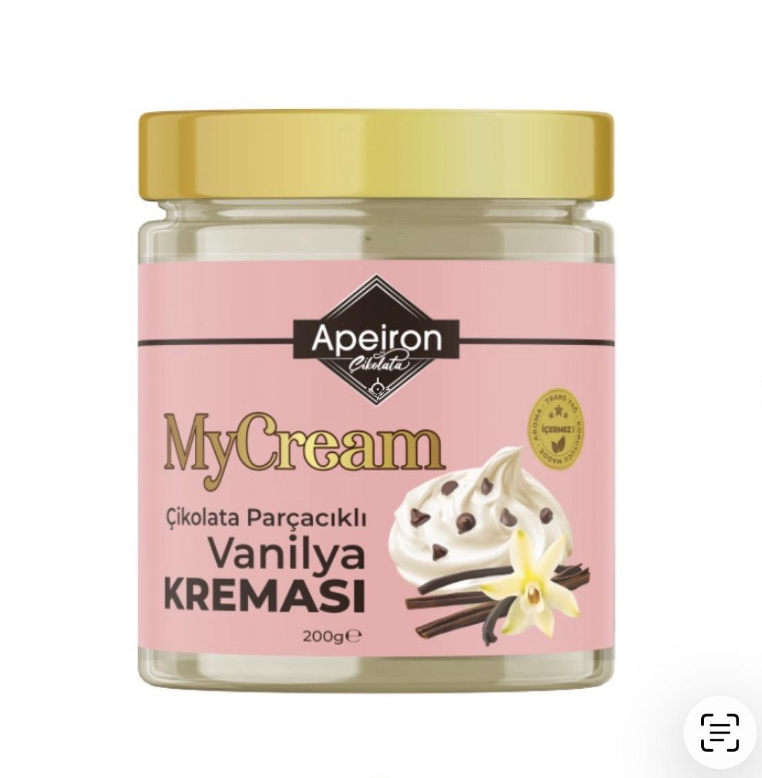 MyCream Çikolata Parçacıklı Vanilyalı Krema