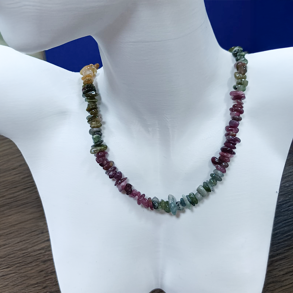 Multicolor Turmalin Doğaltaş Kolye
