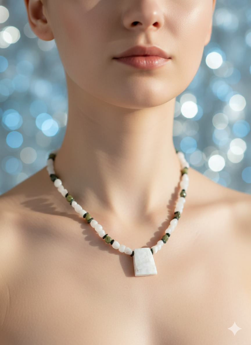 Doğal Aytaşı Kolye – Enerji ve Zarafetin Buluşması