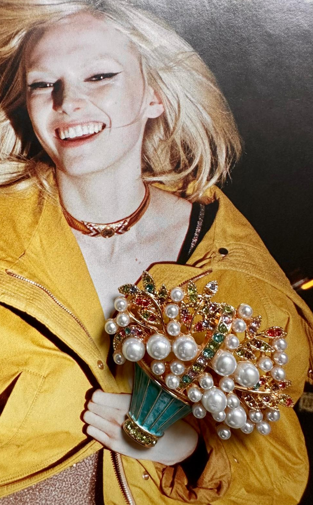 Saray Buketi Özel Tasarım Broş