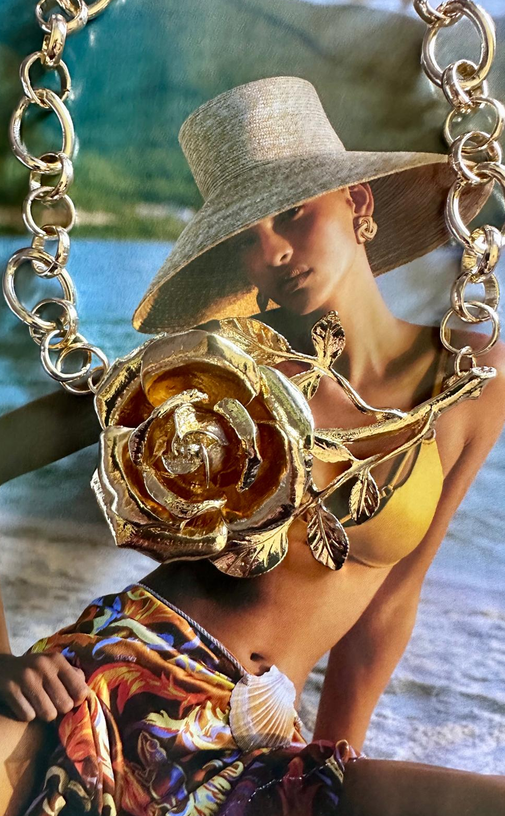 Güneş Gülü Özel Tasarım Kolye