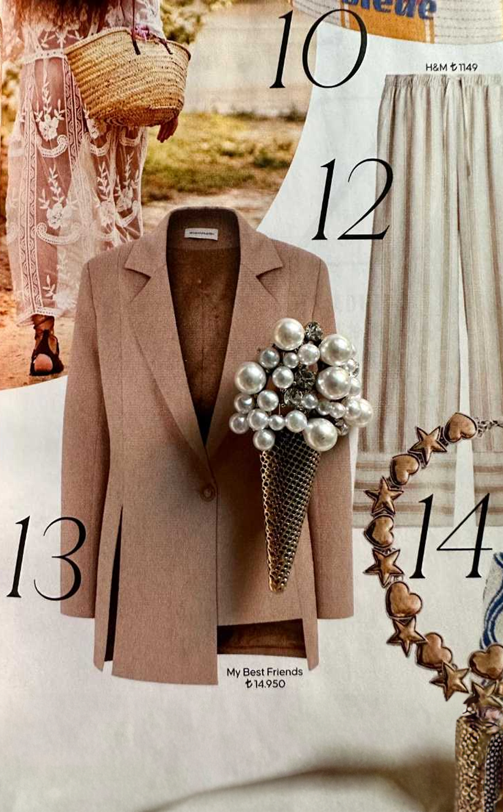 Külahın İncileri Özel Tasarım Broş