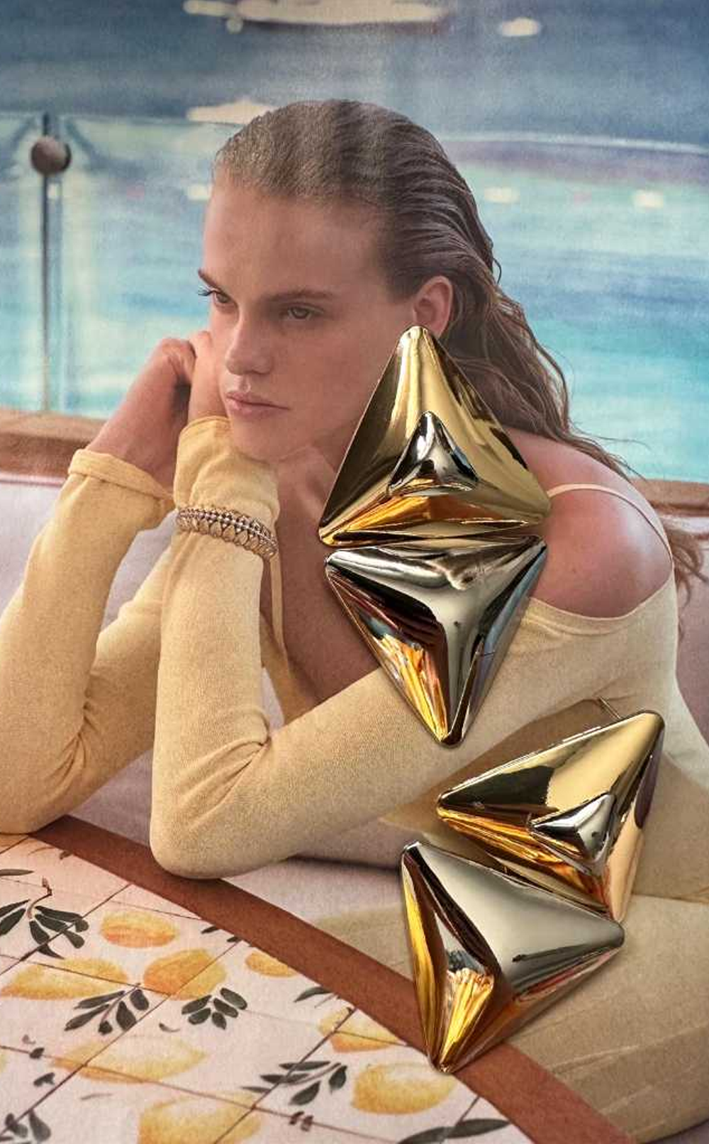 Prizma Özel Tasarım Küpe