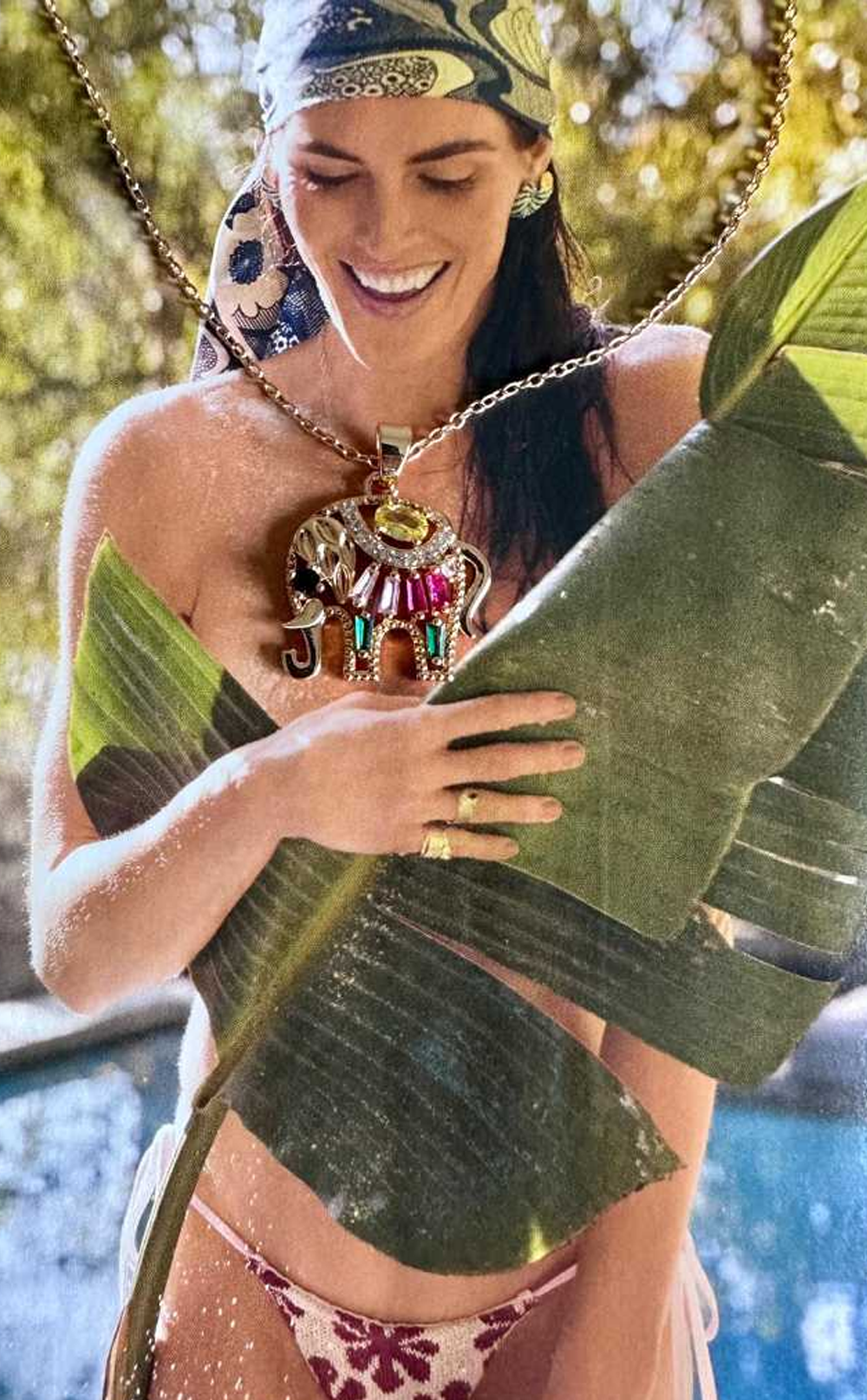 Tropik Fil Özel Tasarım Kolye