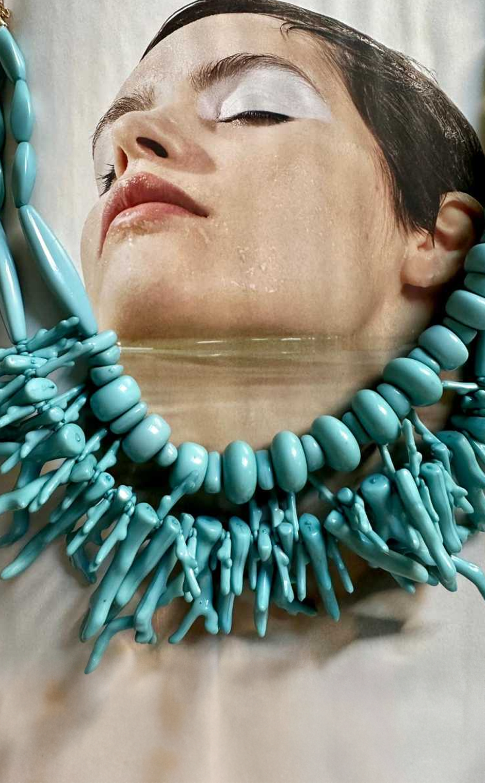 Turkuaz Taç Özel Tasarım Kolye