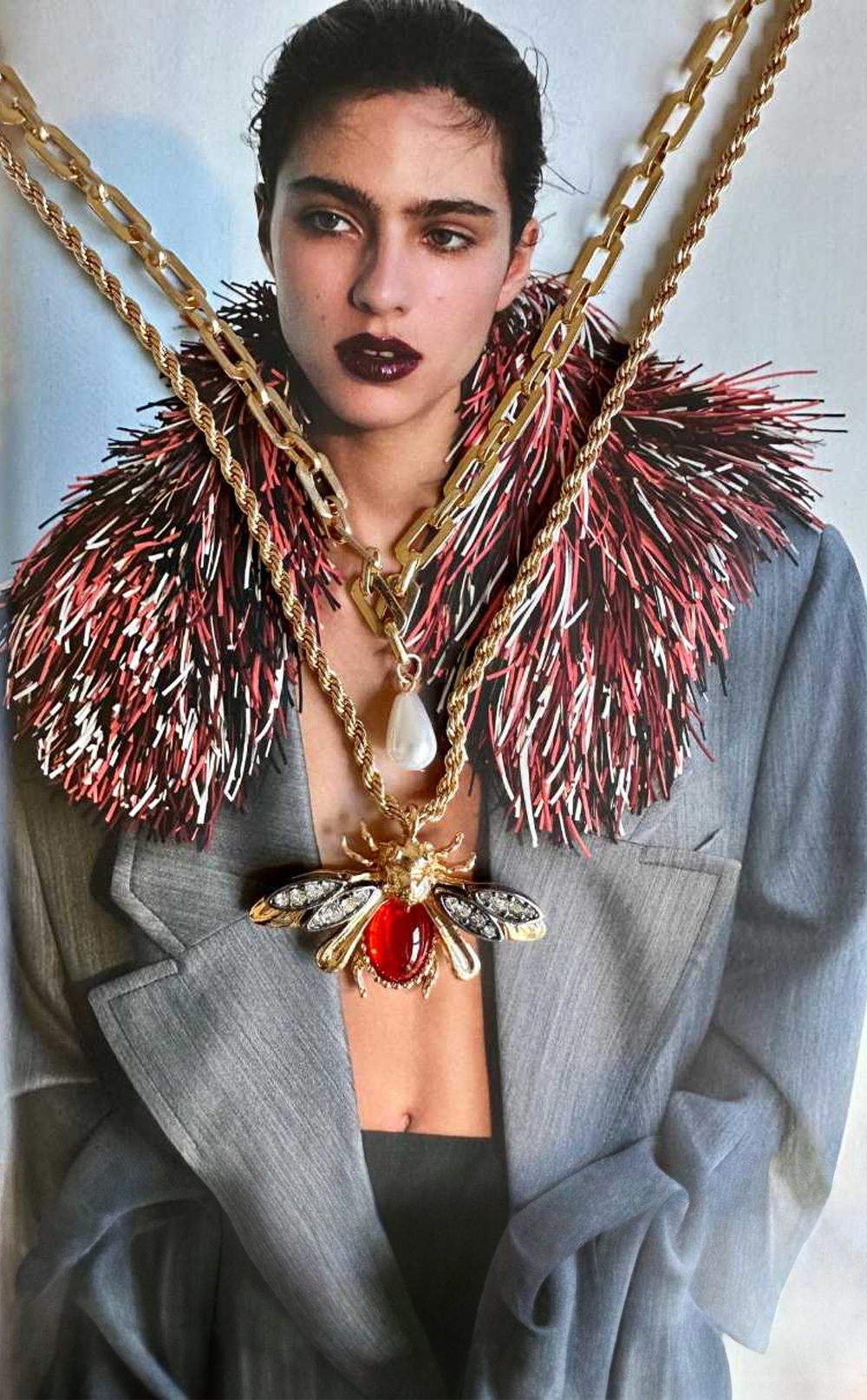 Yakut Arı Özel Tasarım Kolye