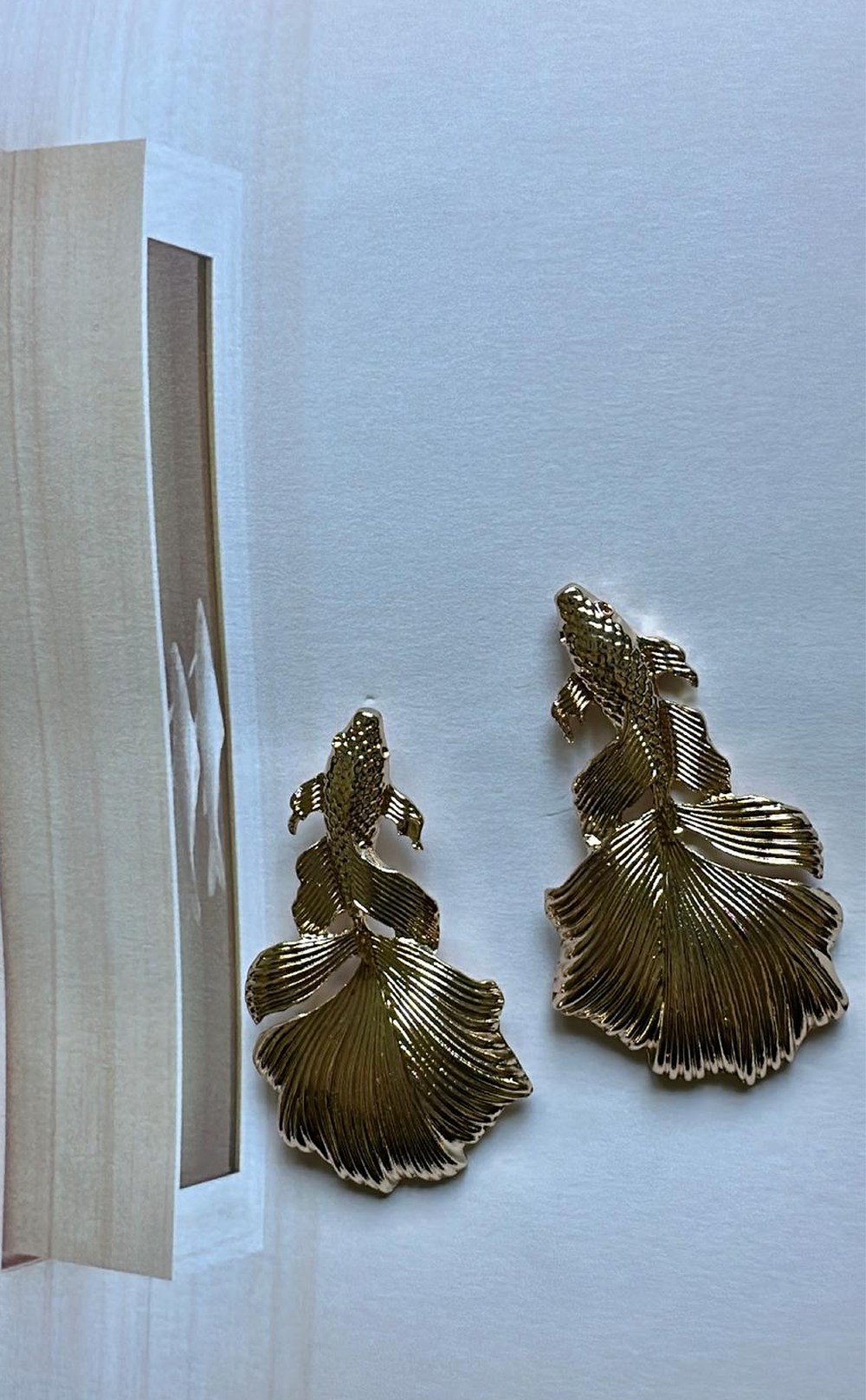 Yelpaze Balığı Özel Tasarım Küpe