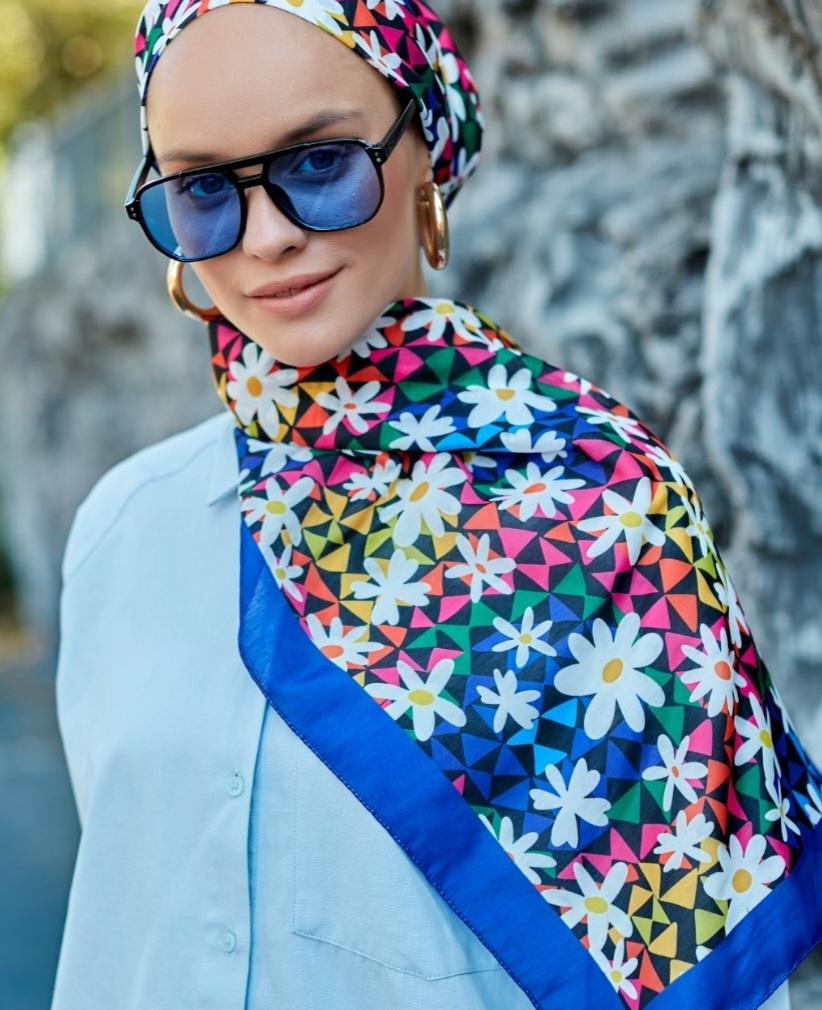 PAPATYA DESENLİi ŞAL