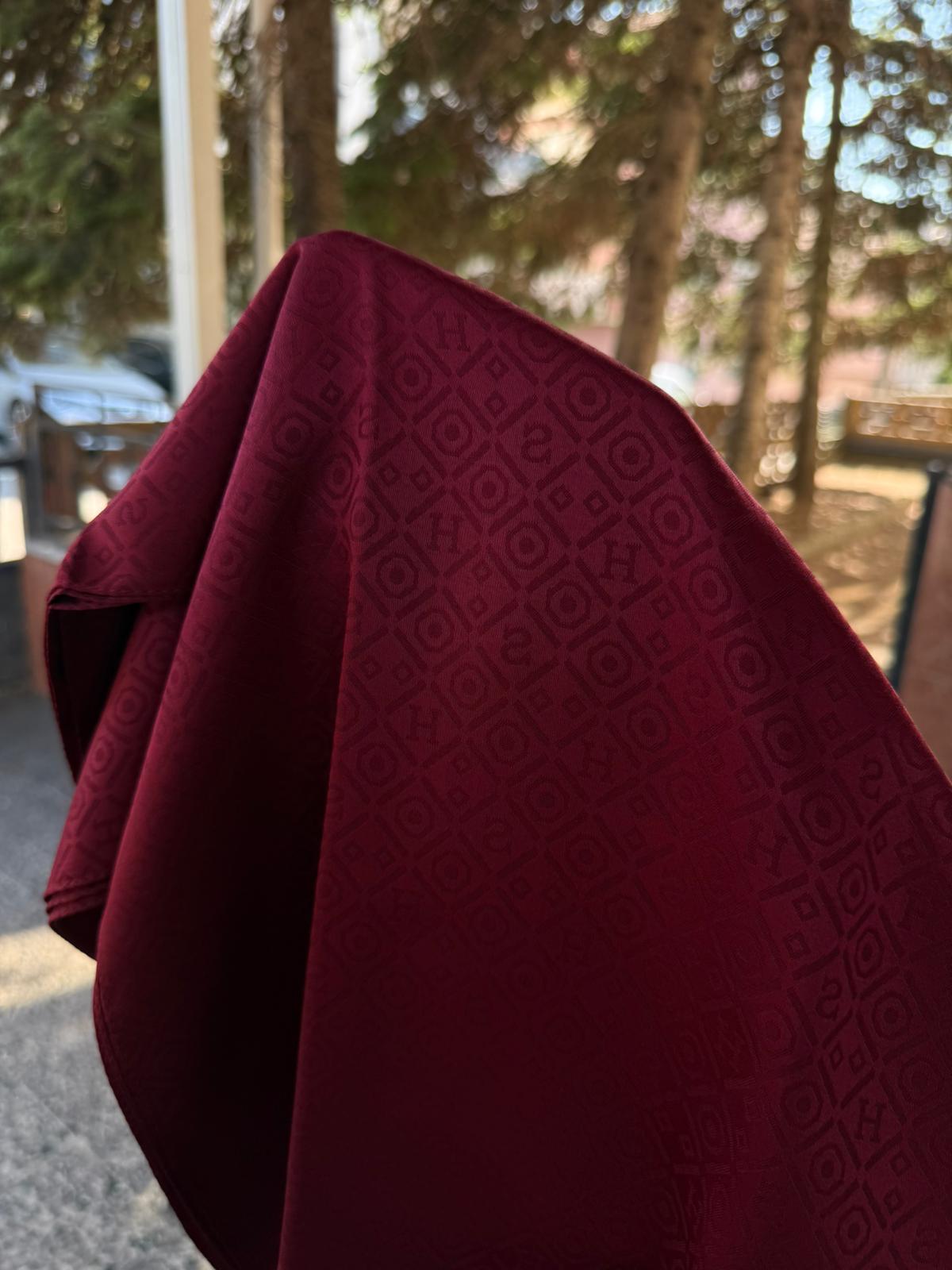 SİLK HOME DELUXE ŞAL  01 BORDO