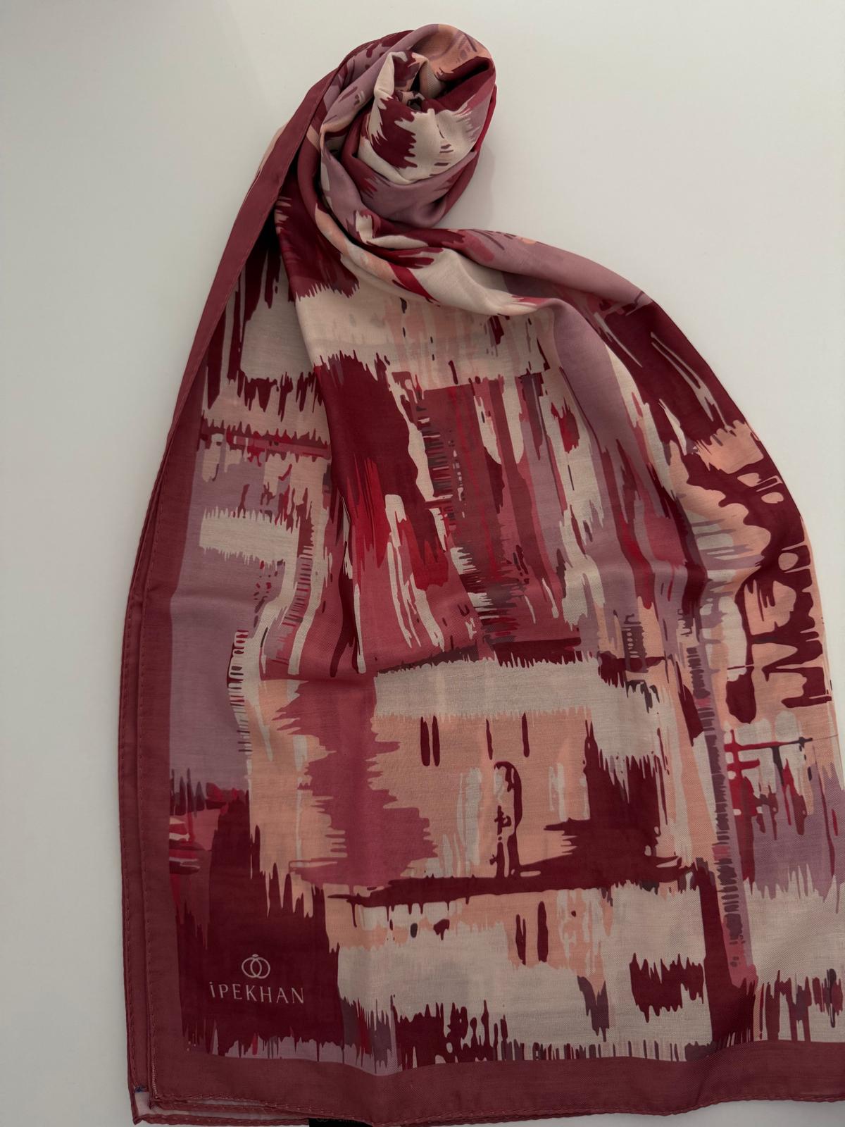 İPEKHAN SOFT ŞAL BORDO