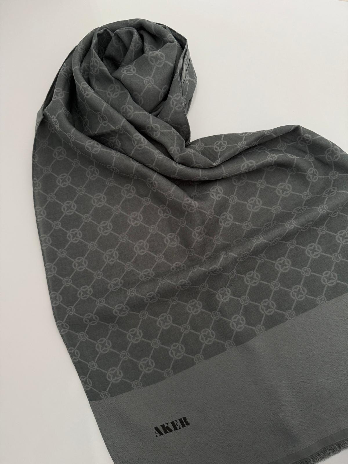 AKER ELEGANCE MONOGRAM ŞAL NİL