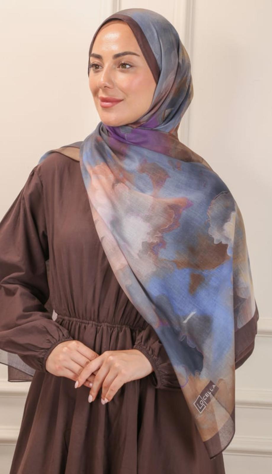 LOCELLA SOFT VUAL  ŞAL 0001 KAHVE