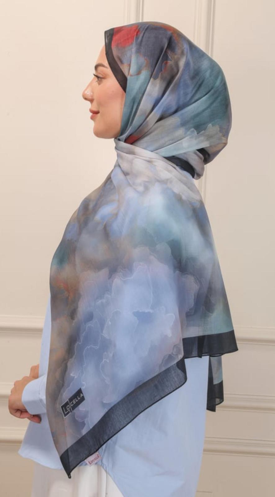 LOCELLA SOFT VUAL  ŞAL 0001 SİYAH