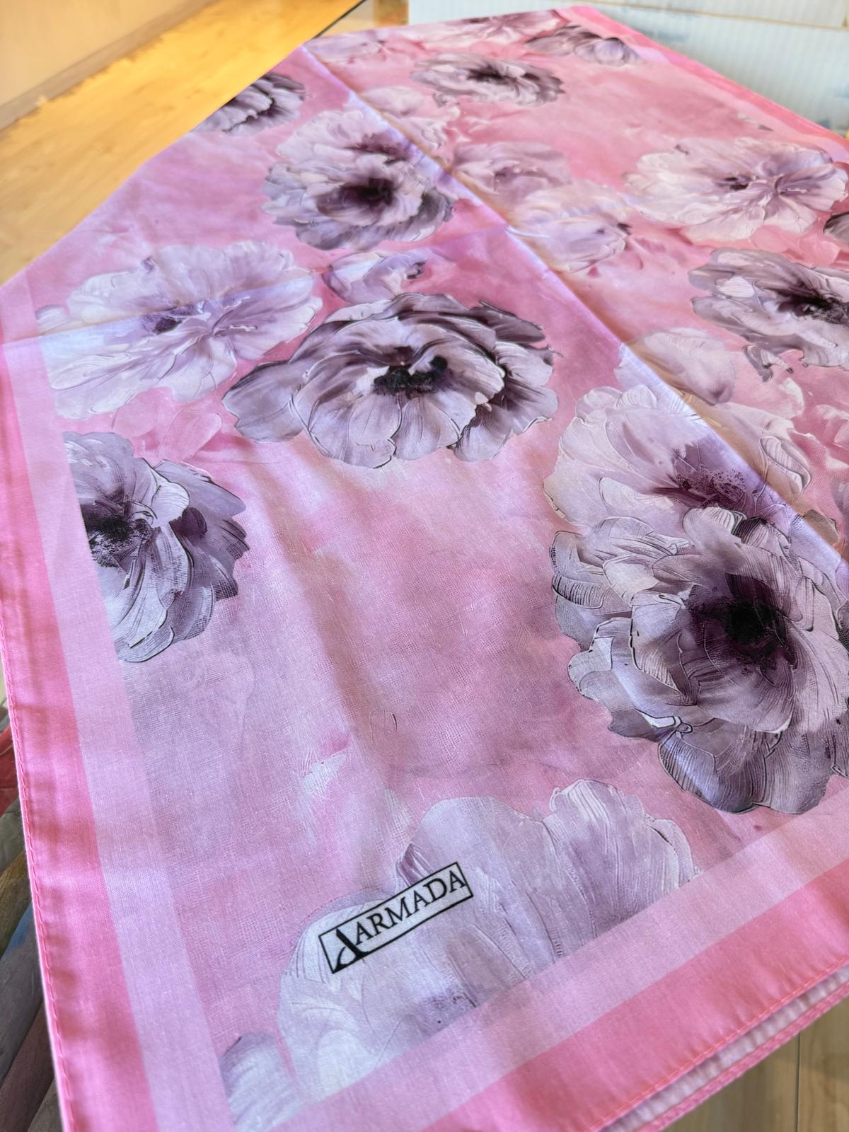 ARMADA ELEGANS SOFT ŞAL ÇİÇEK DESEN 03