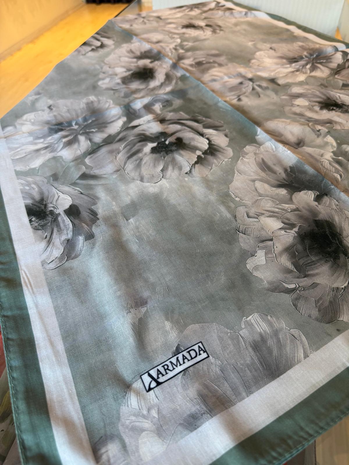 ARMADA ELEGANS SOFT ŞAL ÇİÇEK DESEN 07