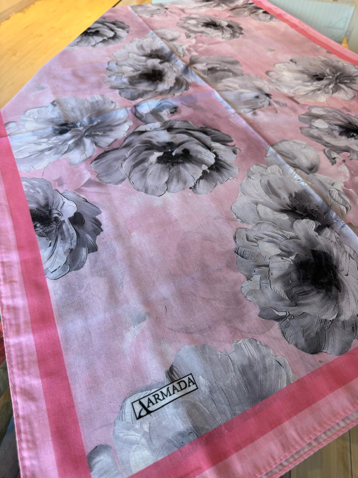 ARMADA ELEGANS SOFT ŞAL ÇİÇEK DESEN 09