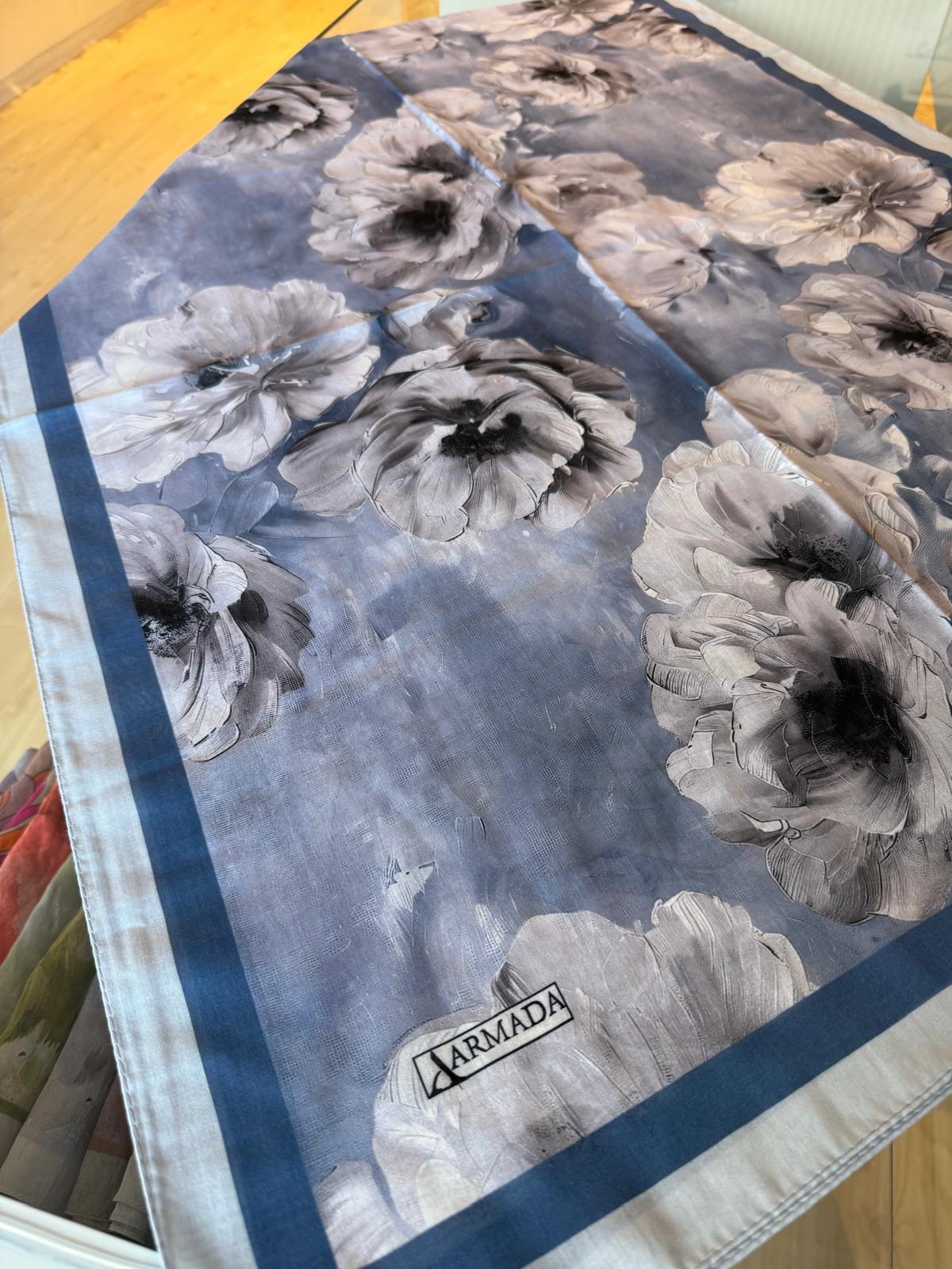 ARMADA ELEGANS SOFT ŞAL ÇİÇEK DESEN 12