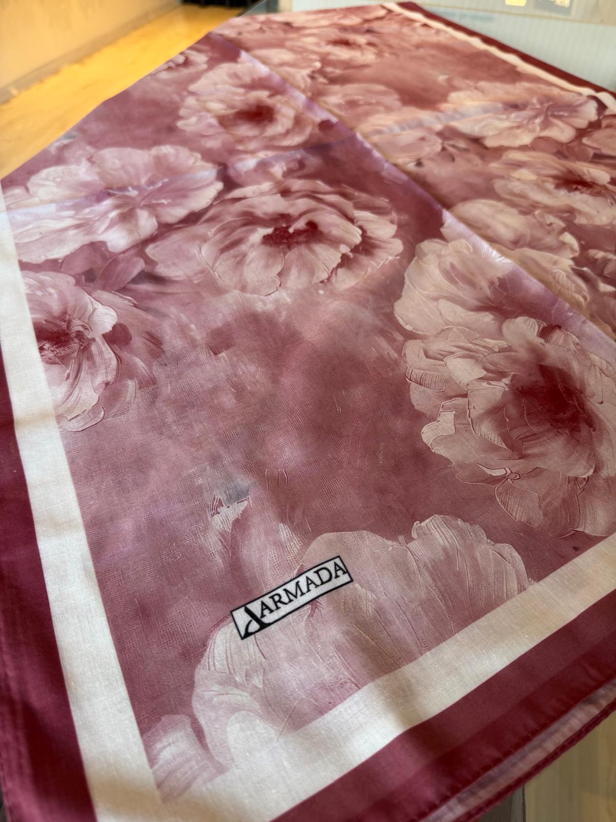 ARMADA ELEGANS SOFT ŞAL ÇİÇEK DESEN 14