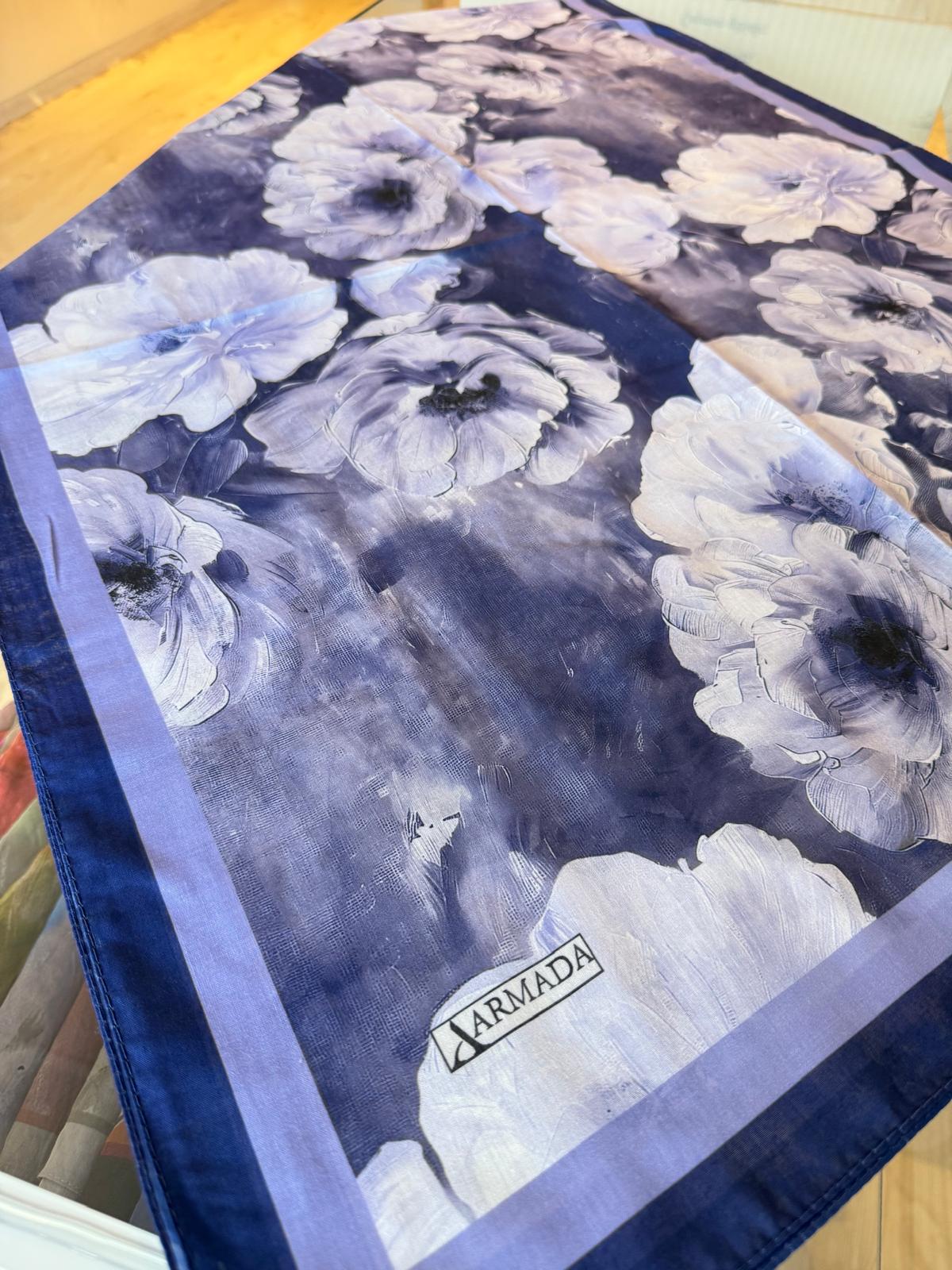 ARMADA ELEGANS SOFT ŞAL ÇİÇEK DESEN 15