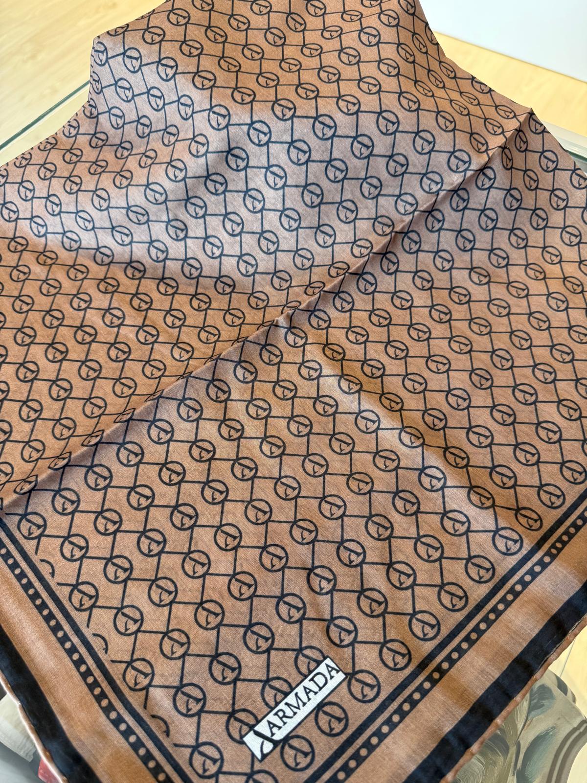 ARMADA SOFT EŞARP MONOGRAM DESEN 2900-03