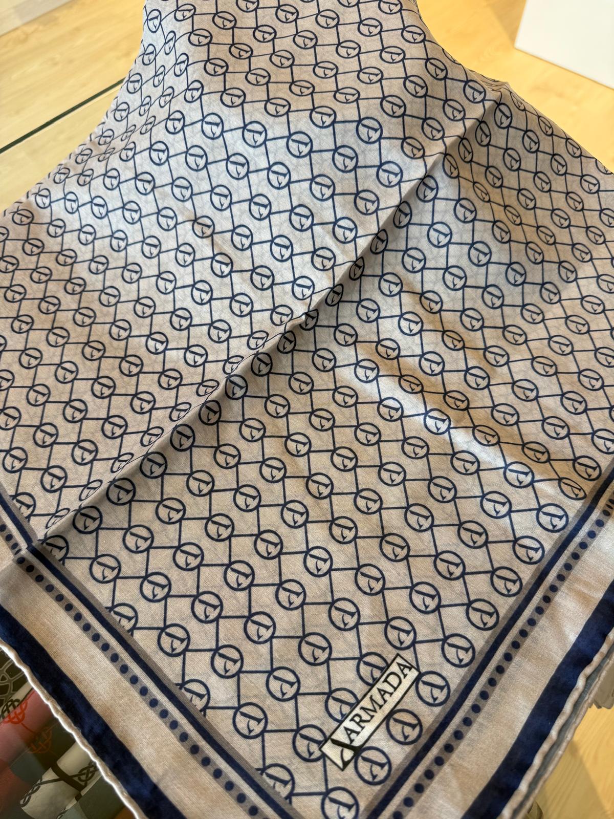 ARMADA SOFT EŞARP MONOGRAM DESEN 2900-11