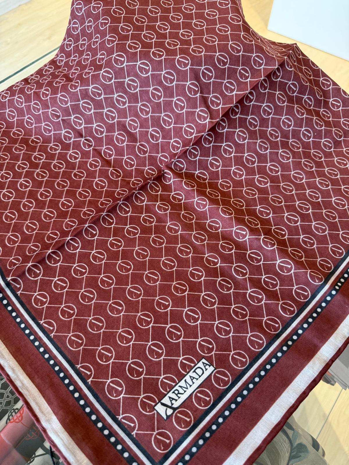 ARMADA SOFT EŞARP MONOGRAM DESEN 2900-12